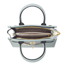 Modishion 3-Pcs PU Leather Handbag With Purse & Card Holder