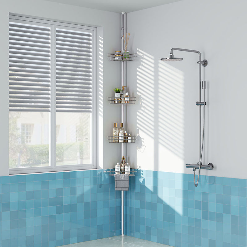 Lifeideas Space-Saving Bathroom Corner Organizer Tower