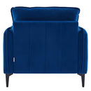 Livingandhome Blue Modern Single Armchair