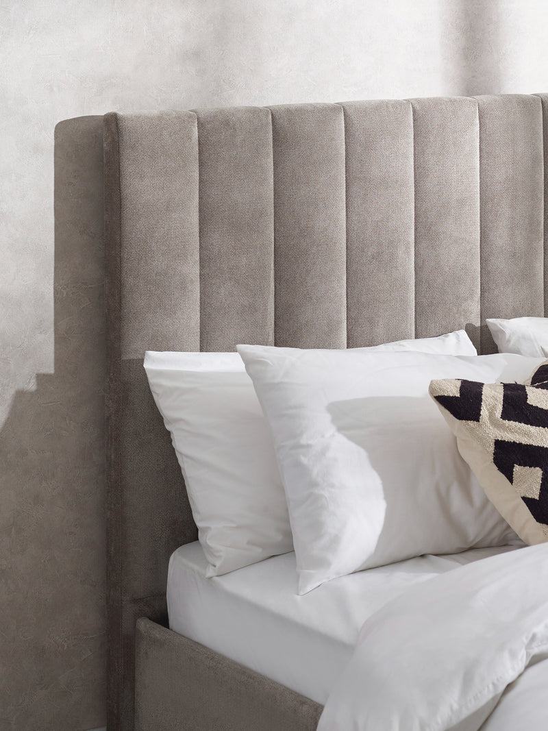 Eloise 135cm Double Bed - Grey