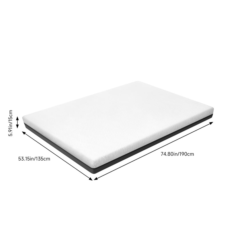 Livingandhome Cooling Gel Memory Foam Double Mattress