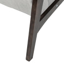 Livingandhome Solid Wooden Frame Upholstered Tufted Armchair