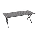 Breeins 90cm/120cm Portable Folding Camping Table with 4 Chairs