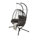 Breeins 2-Seater Swing Hanging Egg Chair With Metal Stand
