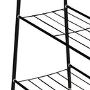 Lifeideas 152CM Freestanding Metal Clothes Rail with Bottom Rack