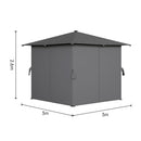 Metal Gazebo with Lights