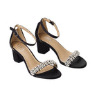 Ankle Strap Open Toe Block Heels Pumps Sandals