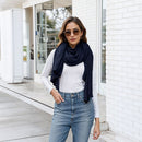Elegant Cross Front Shawl Wrap