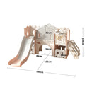 Kidkid Kids Playset with Slide Basket Hoop