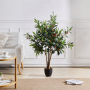 Breeins Artificial Olive Tree Decorative Plant In Planter