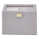 Sheonly 4-Tier Jewellery Storage Box with Transparent Lid