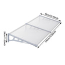 Garden Sanctuary Door Window Awning Canopy Rain Cover