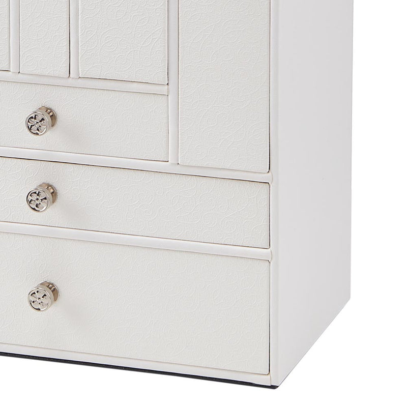 Sheonly Free Standing Faux Leather Jewellery Box