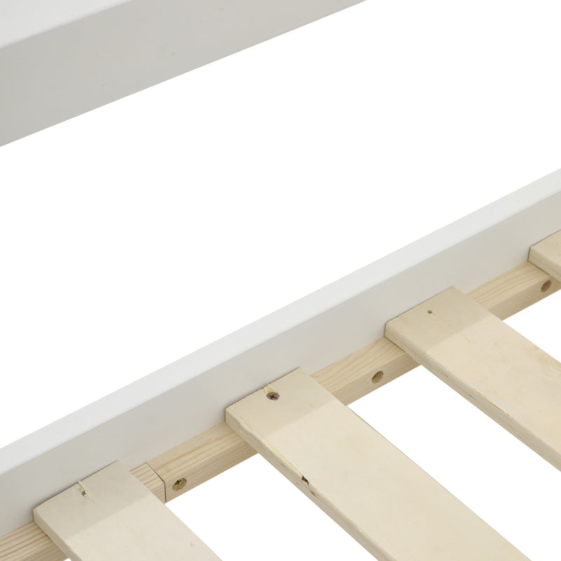 Livingandhome Kidâ??s Pine Wood House Bed