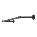 Livingandhome Modern Matte Black Wall-Mounted Rail