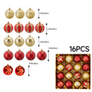 Lifeideas 16-Piece Christmas Ornaments Set For Tree Decorations