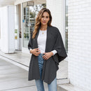Elegant Cross Front Shawl Wrap