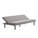 Livingandhome Modern Grey Convertible Sofa Bed