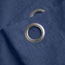 Linen Look Ring Top Blackout Curtains