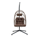 Breeins Swing Hanging Egg Chair With Cushion And Headrest