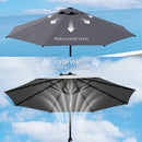 Outsunny UPF 50+ Replacement Parasol Canopy Parasol Cover Replacement