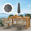 Outsunny UPF 50+ Replacement Parasol Canopy Parasol Cover Replacement