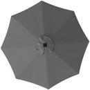 Outsunny UPF 50+ Replacement Parasol Canopy Parasol Cover Replacement
