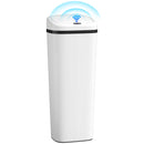HOMCOM 50L Sensor Bin, Stainless Steel Slim Kitchen Bin, Fingerprint-Proof