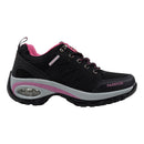 Breathable Lightweight Trainers - Black & Pink