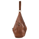Modishion PU Leather Shoulder Bag Handbag Tote with Zipper Pouch