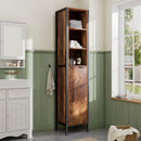 Livingandhome Tall Storage Cabinet with Single-door