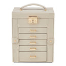 Sheonly Faux Leather Jewellery Storage Box with Mirror