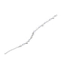 Modishion Delicate Open-Heart Bracelet With Cubic Zirconia