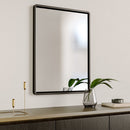 Livingandhome Rectangular Bathroom Mirror Wall Mounted