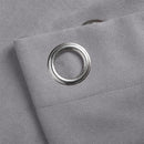 Velvet Chenille Unlined Ring Top Curtains