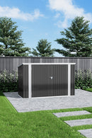 Livingandhome Heavy Duty Steel Bicycle Storage Shed