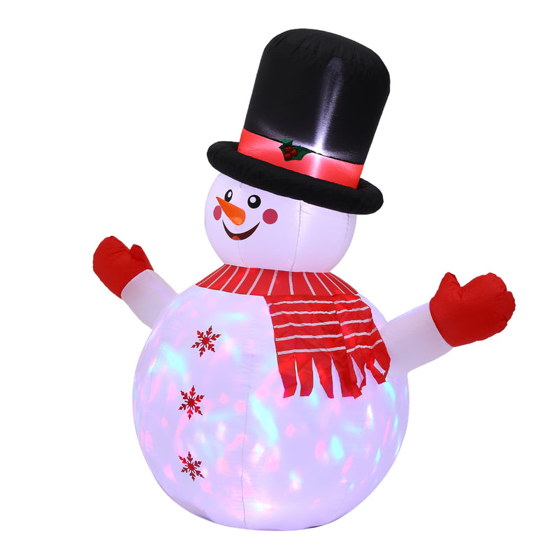 Lifeideas 1.8M Inflatable Snowman for Christmas Decoration
