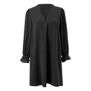 V-neck Long Sleeves Dress