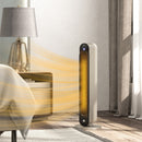 HOMCOM 2200W Ceramic Heater For Home With Remote Control, 12H Timer, Silver