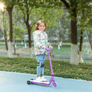 AIYAPLAY Electric Scooter for Kids 4-7, with Auxiliary Rear Wheels