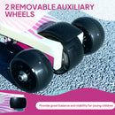 AIYAPLAY Electric Scooter for Kids 4-7, with Auxiliary Rear Wheels