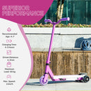 AIYAPLAY Electric Scooter for Kids 4-7, with Auxiliary Rear Wheels