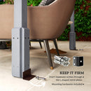 Outsunny 3 x 3 m Wooden Pergola Kit, Garden Gazebo Shelter, Grey