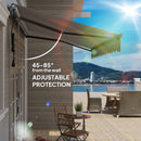 Outsunny 3.5 x 3(m) Electric Retractable Awning w/ Aluminium Frame