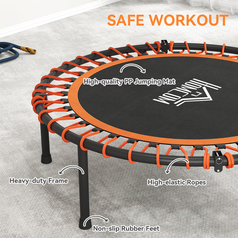 HOMCOM Trampoline Outdoor Bouncer Jumper Adjustable Handle