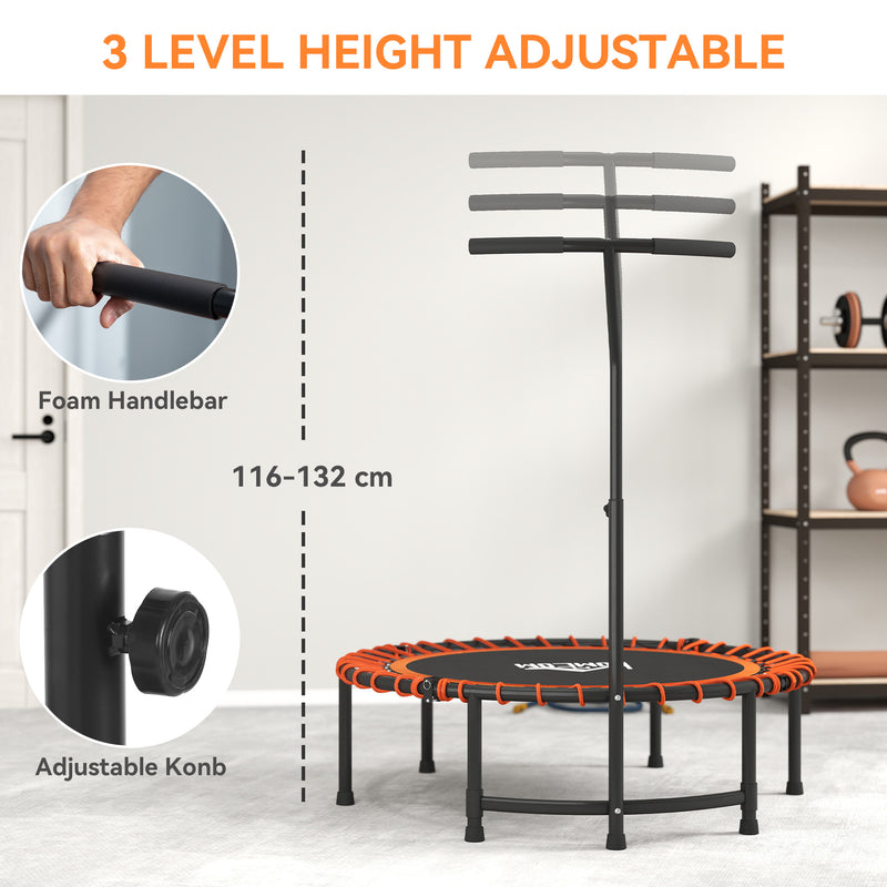 HOMCOM Trampoline Outdoor Bouncer Jumper Adjustable Handle