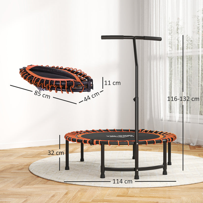 HOMCOM Trampoline Outdoor Bouncer Jumper Adjustable Handle