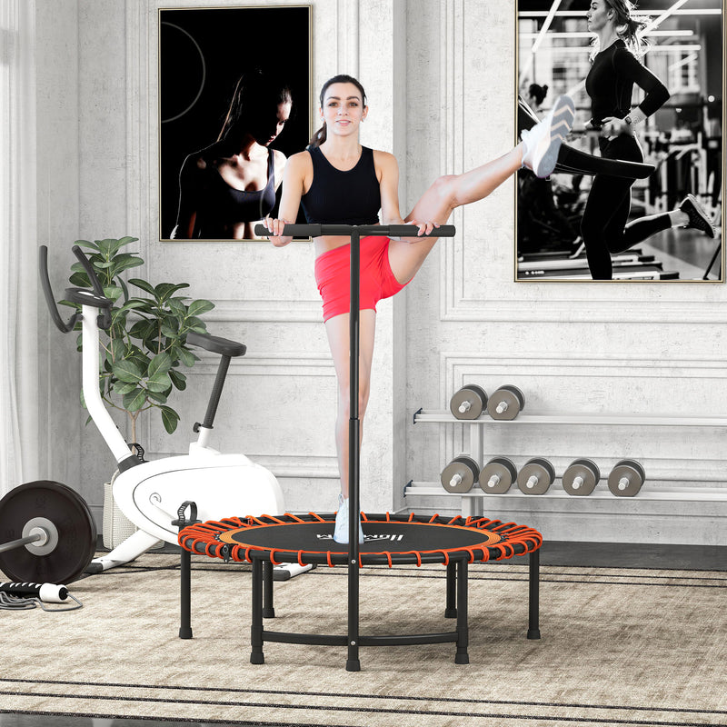 HOMCOM Trampoline Outdoor Bouncer Jumper Adjustable Handle