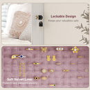 HOMCOM Door Hanging or Wall Mounted Jewellery Cabinet w/ Mirror Lining