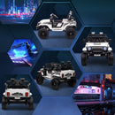 AIYAPLAY Kids Ride On Car, 12V Electric Truck W/ Suspension - Blue/Green/Pink/White